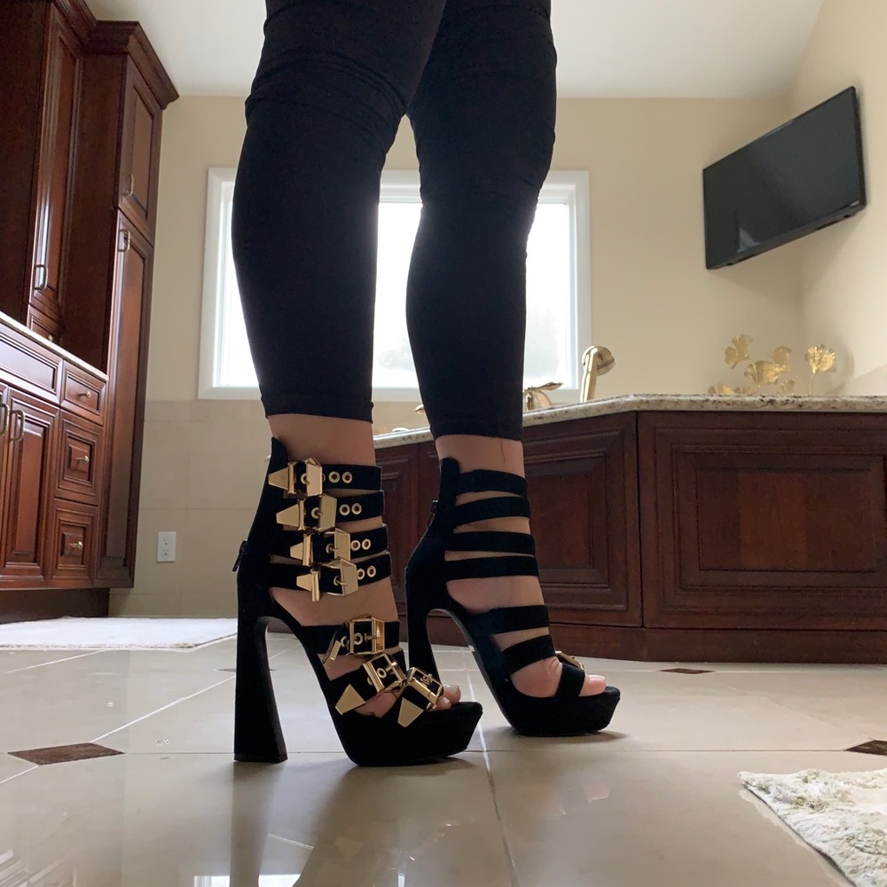 Jeffrey Campbell Ibiza Suede Heels